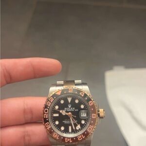 Rolex GMT-Master II Black and Rose Gold Watch